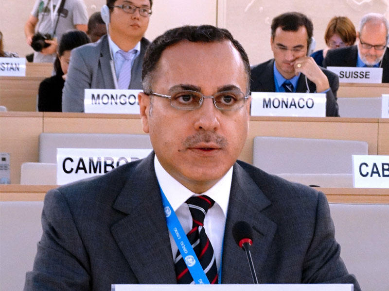  مندوب الكويت الدائم لدى الامم المتحدة والمنظمات الدولية الاخرى في جنيف السفير جمال الغنيم 