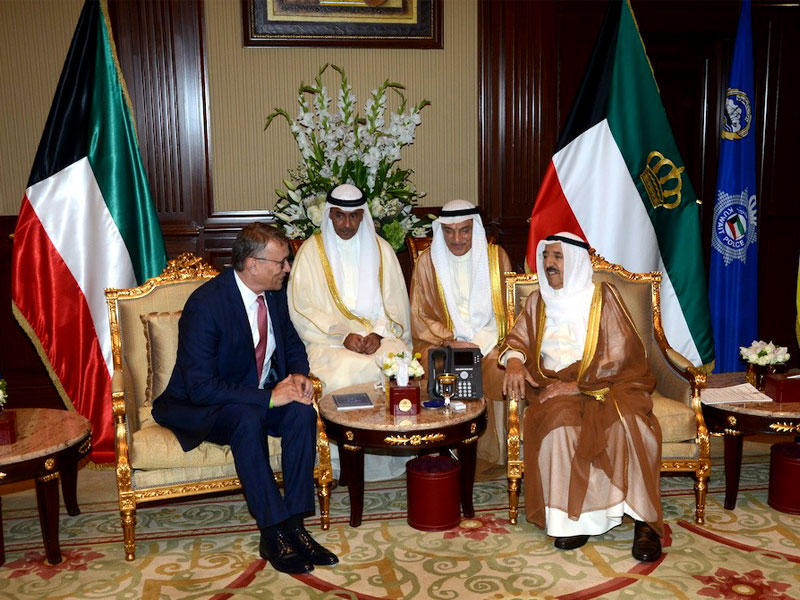 صاحب السمو مستقبلاً سفير التشيك