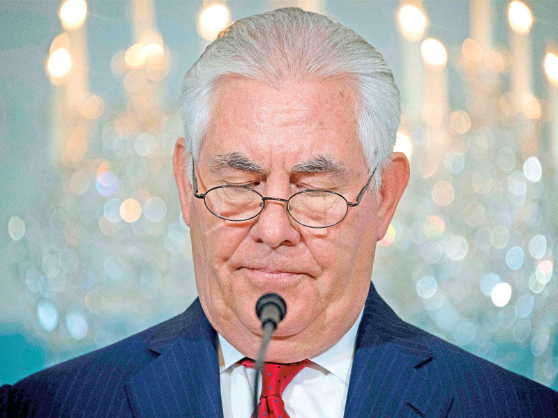 وزير الخارجية الأميركي ريكس تيلرسون