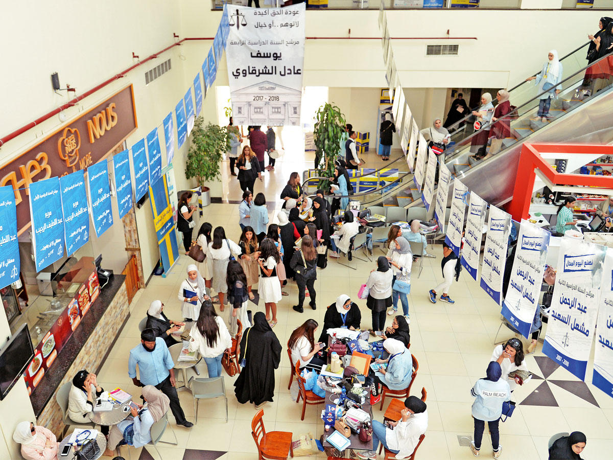 جانب من الأجواء الانتخابية (تصوير: عبدالله الخلف)