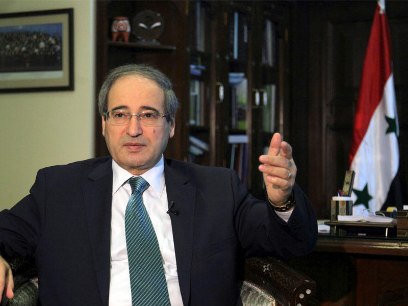  نائب وزير خارجية النظام السوري فيصل المقداد