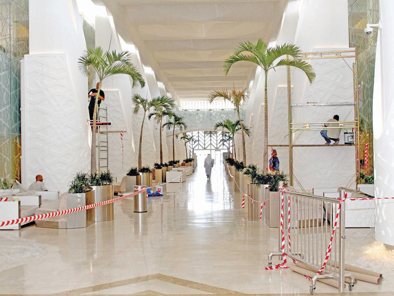 أعمال الصيانة في مجلس الأمة