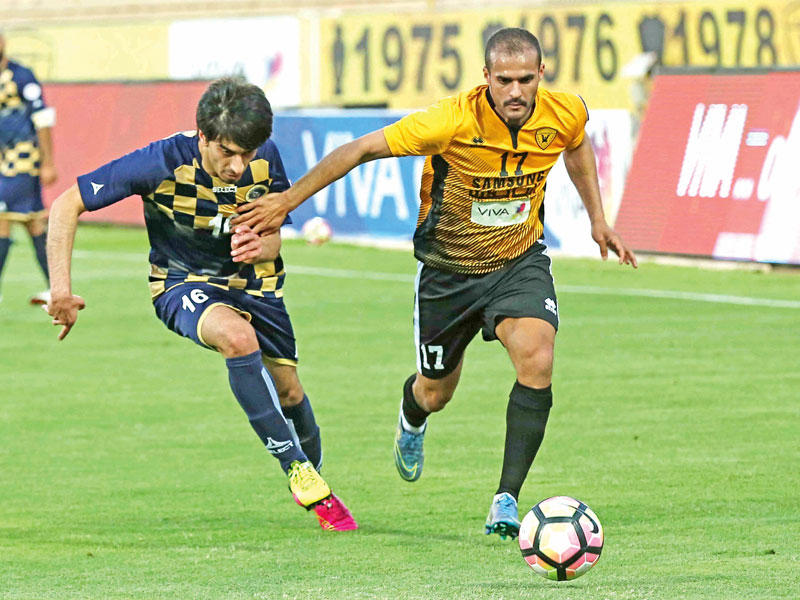 القادسية وبرقان في لقاء سابق