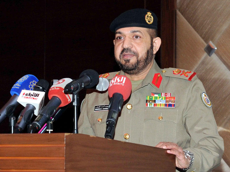  رئيس هيئة الخدمات الطبية في الجيش الكويتي اللواء الركن محمد الخضر