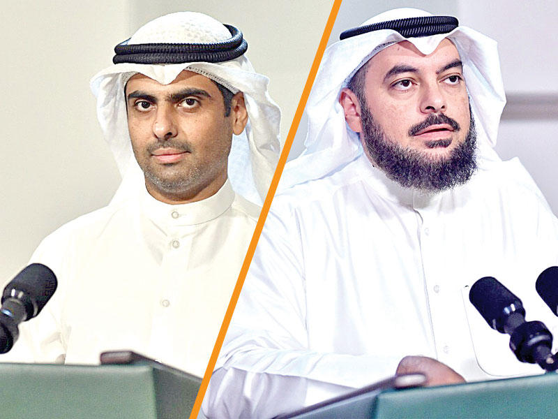 النائبان جمعان الحربش ورياض العدساني