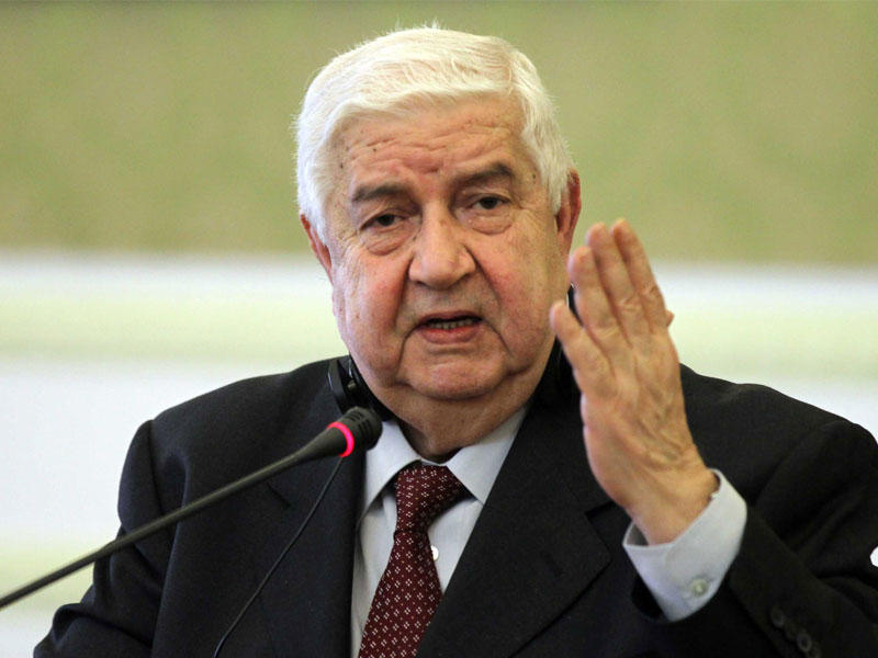 وزير الخارجية السوري وليد المعلم