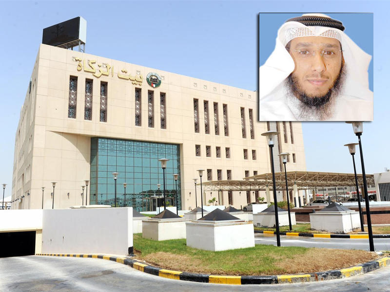 في إطار الصورة مدير مكتب الشؤون الشرعية في بيت الزكاة جابر الصويلح