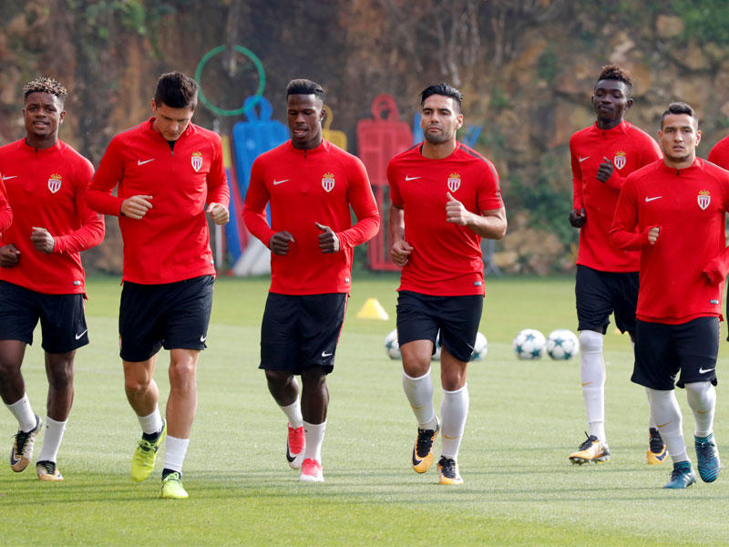 جانب من تدريبات سابقة لموناكو