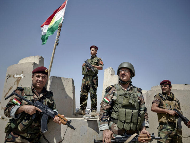 جنود في البيشمركة بزمار في صورة أرشيفية  