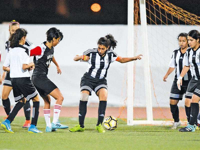 جانب من منافسات الدوري النسائي  (تصوير نوفل إبراهيم)