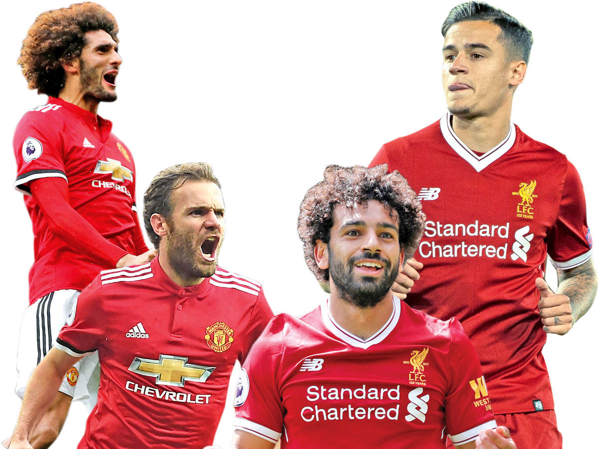 كوتينيو - محمد صلاح - ماتا - فيلايني