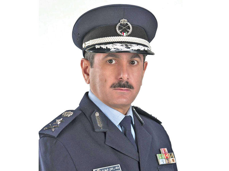 الفريق خالد المكراد المدير العام للإدارة العامة للإطفاء