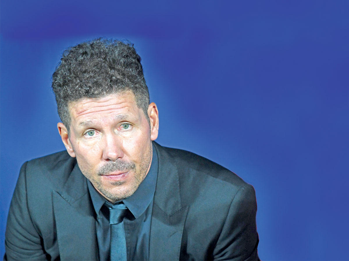  دييغو سيميوني  المدير الفني لأتلتيكو مدريد