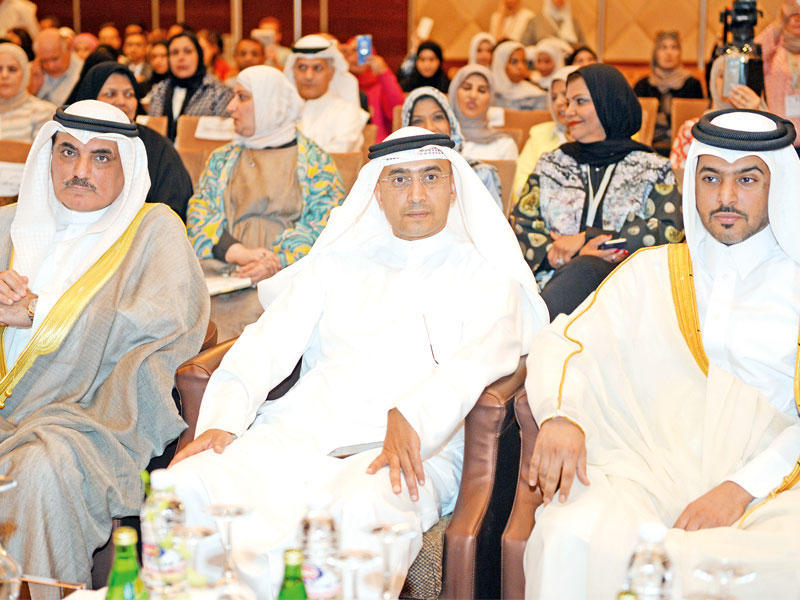 الأثري خلال حضوره افتتاح أولمبياد الكيمياء الثامن أمس