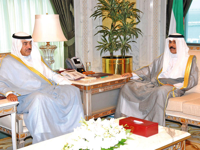 ولي العهد مستقبلاً صباح الخالد أمس