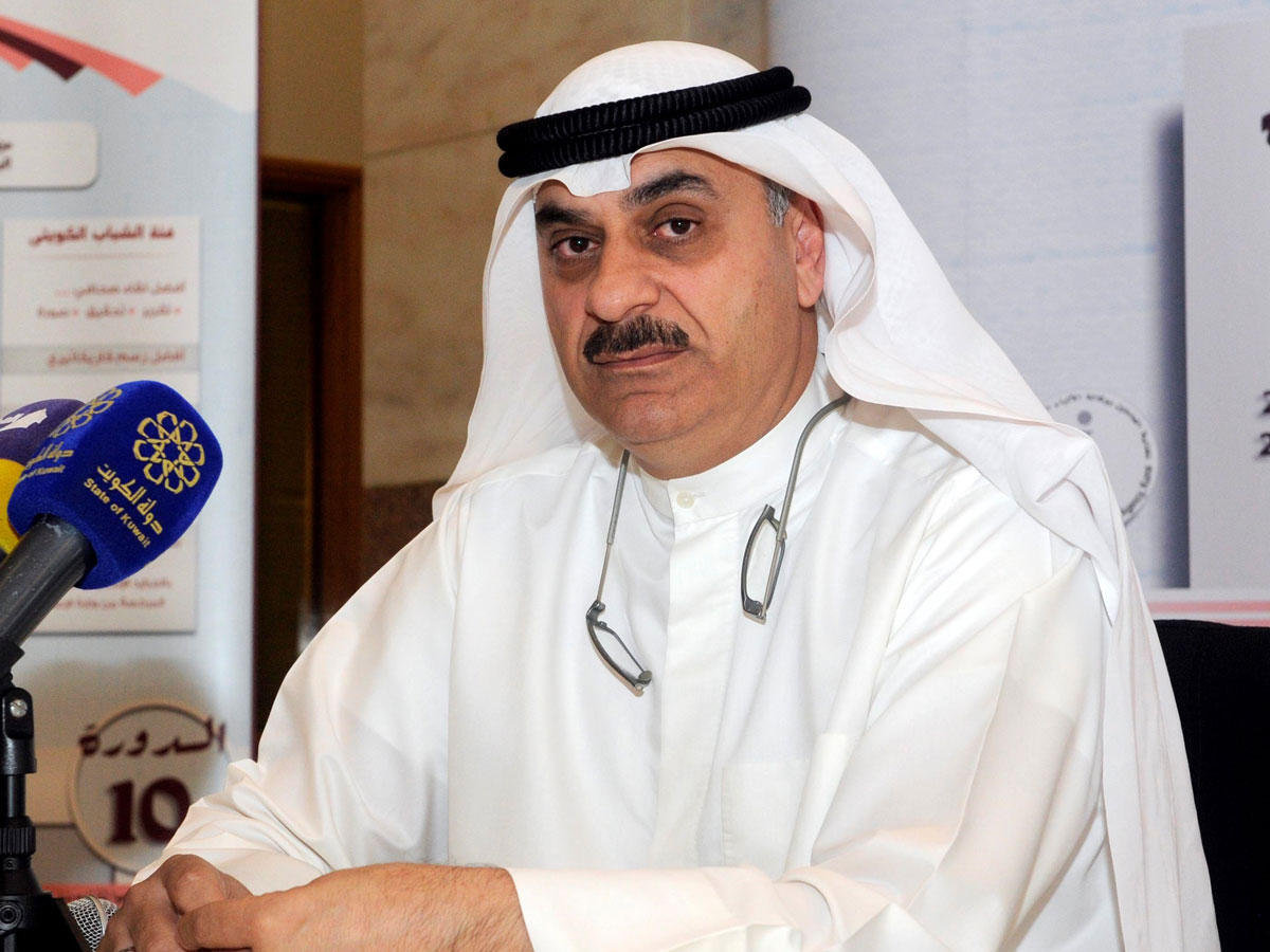 أيمن العلي خلال المؤتمر الصحافي