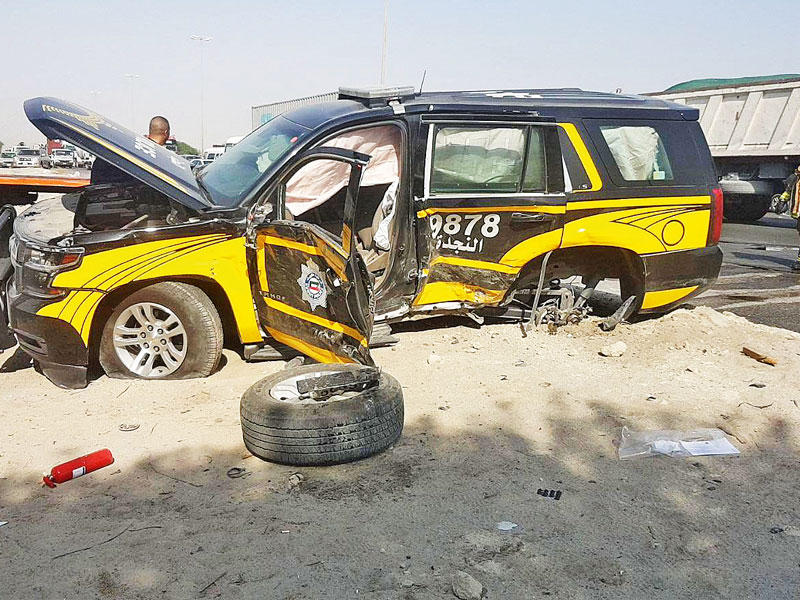 الدورية الأمنية بعد الحادث