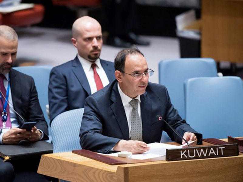  مندوب الكويت الدائم لدى الأمم المتحدة، السفير منصور العتيبي