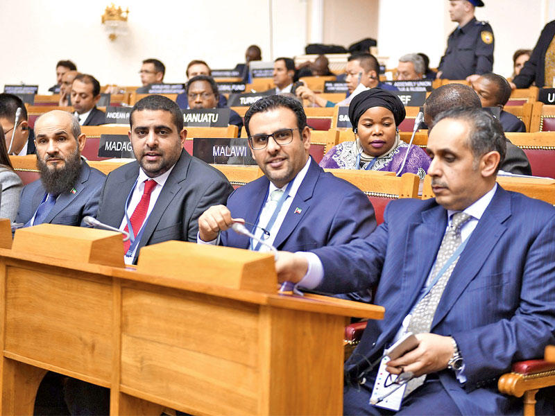 الفضالة والنصف والكندري والسفير العدواني في المؤتمر