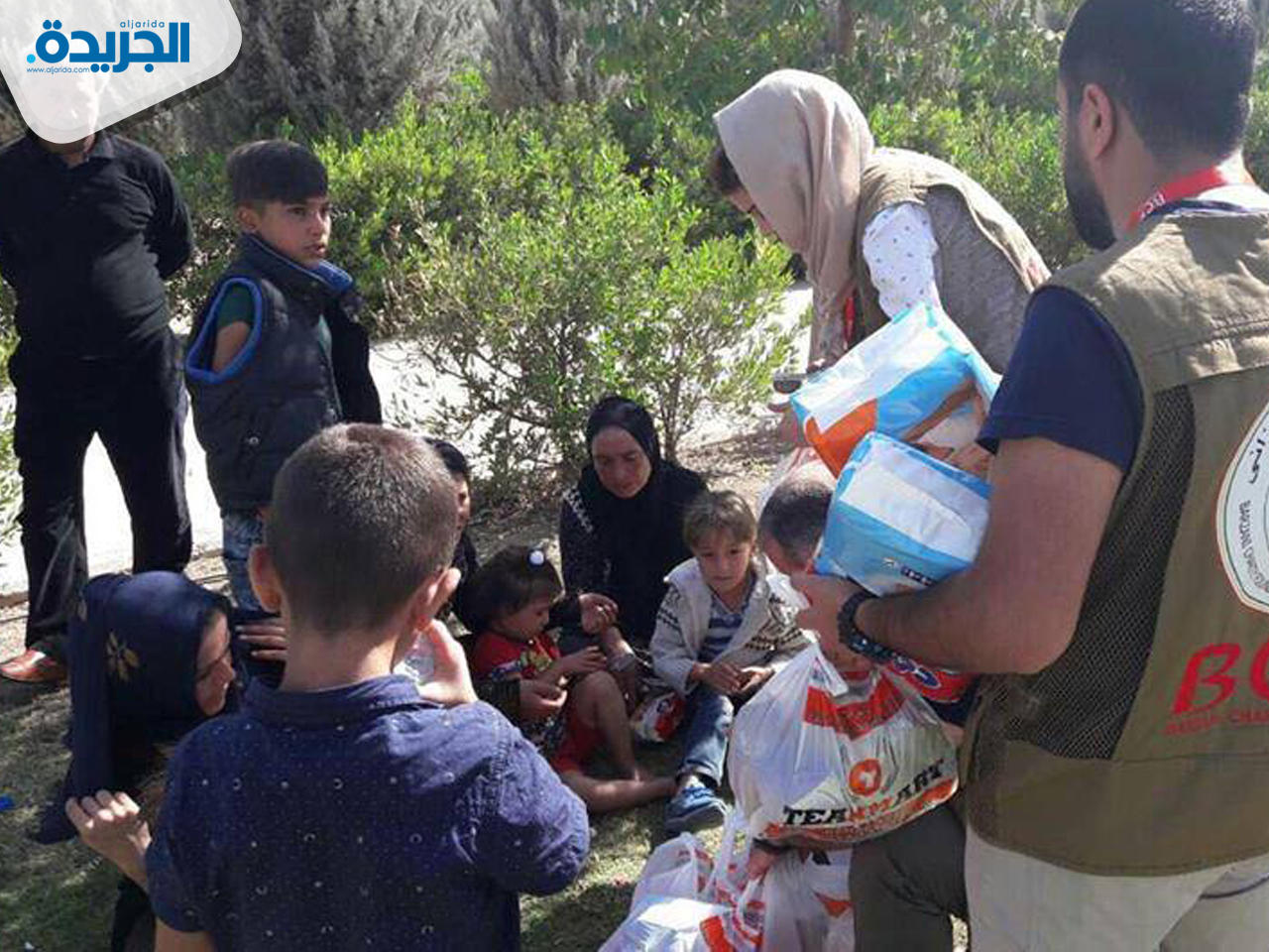 المدنيون النازحون من مدينة كركوك