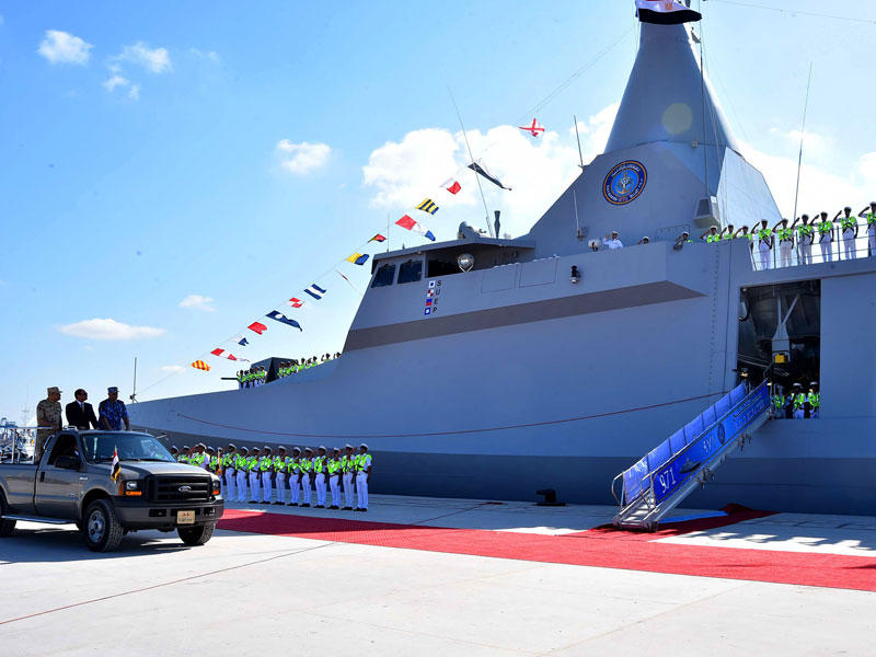 السيسي خلال الاحتفال بيوم القوات المسلحة