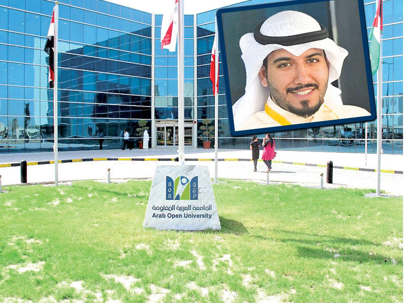 منسق القائمة المستقلة بالجامعة العربية المفتوحة ناصر المسعودي