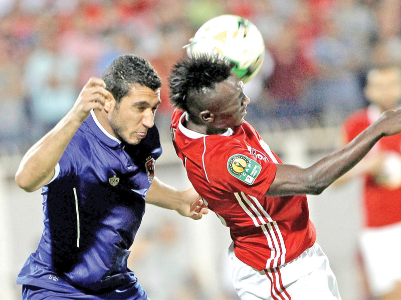 جانب من مباراة الأهلي والنجم الأخيرة