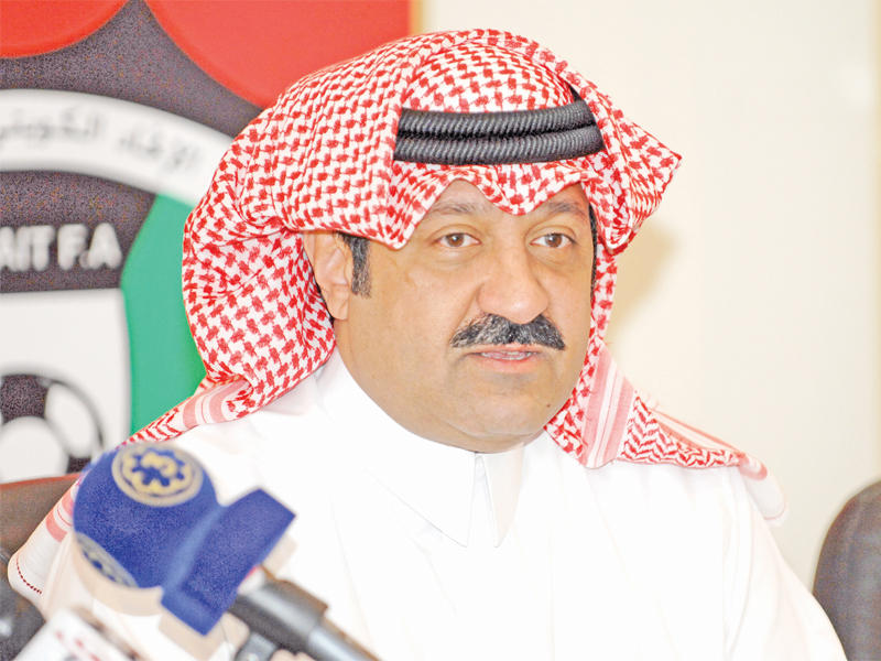 رئيس مجلس إدارة الاتحاد الكويتي لكرة القدم السابق الشيخ أحمد اليوسف