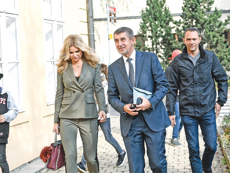 ترامب تشيكيا في براغ أمس الأول (أي بي أيه)