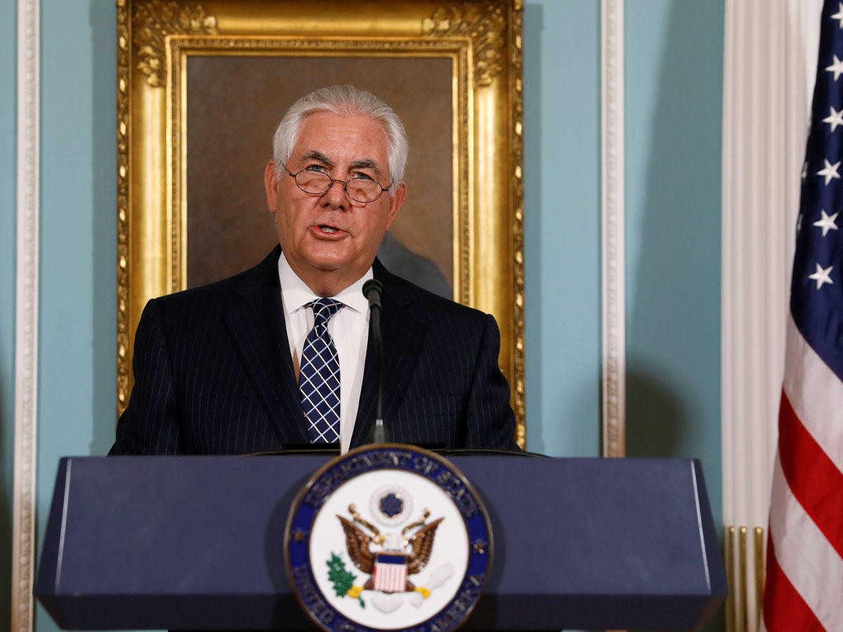 وزير الخارجية الأميركي ريكس تيلرسون