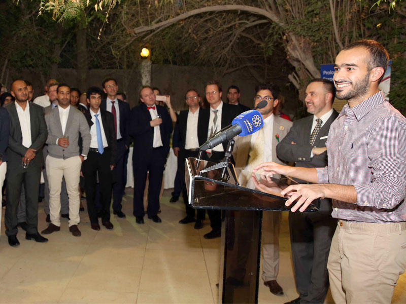 مشاركون في معرض السفارات الأوروبية