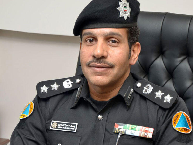  المدير العام الإدارة العامة للدفاع المدني بالإنابة العقيد جمال الفودري