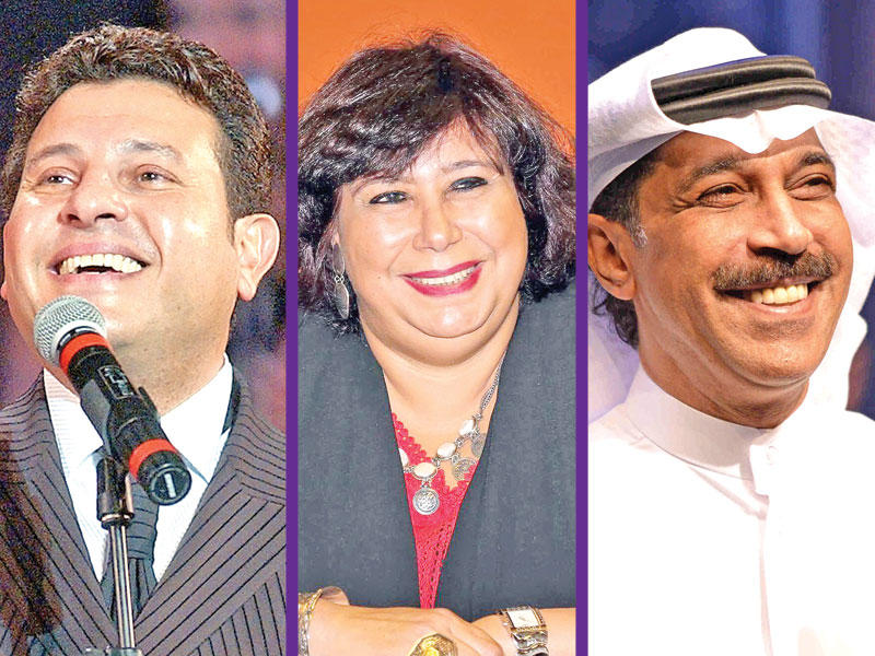 عبدالله الرويشد , إيناس عبدالدايم , هاني شاكر