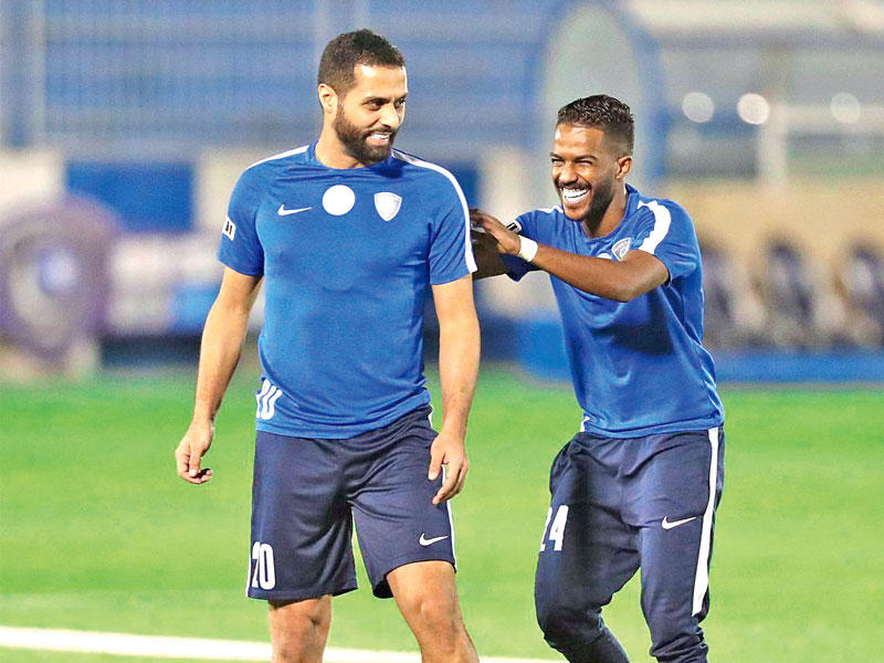 جانب من تدريبات الهلال