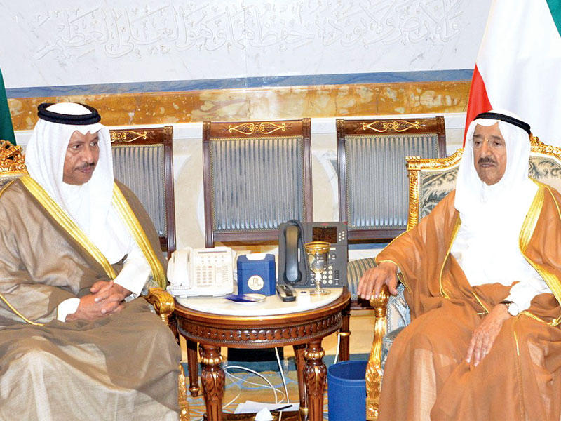 الأمير مستقبلا جابر المبارك