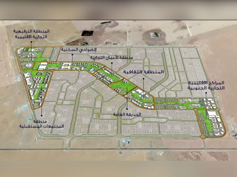 المحور الخدمي الجديد لمدينة صباح الأحمد