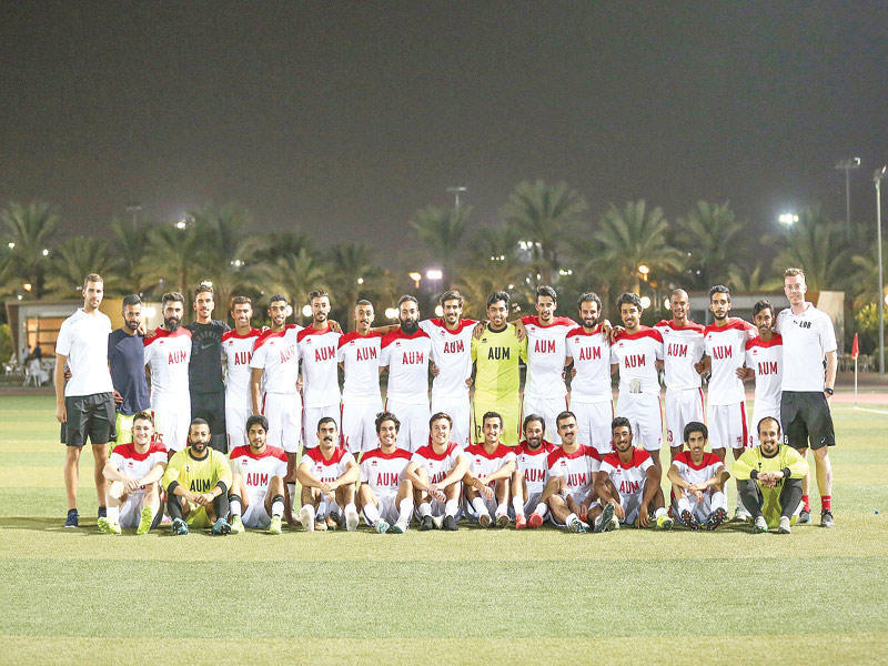 فريق جامعة الشرق الاوسط الاميركية لكرة القدم