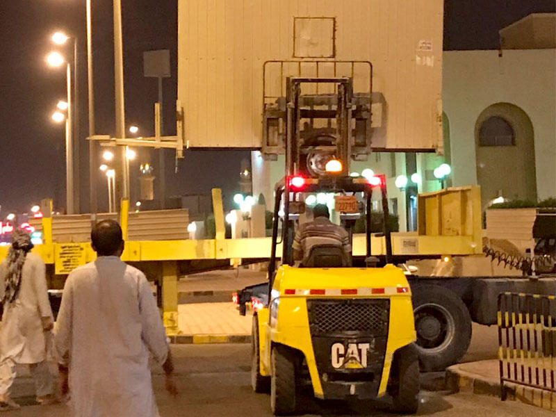 جانب من حملة بلدية الجهراء