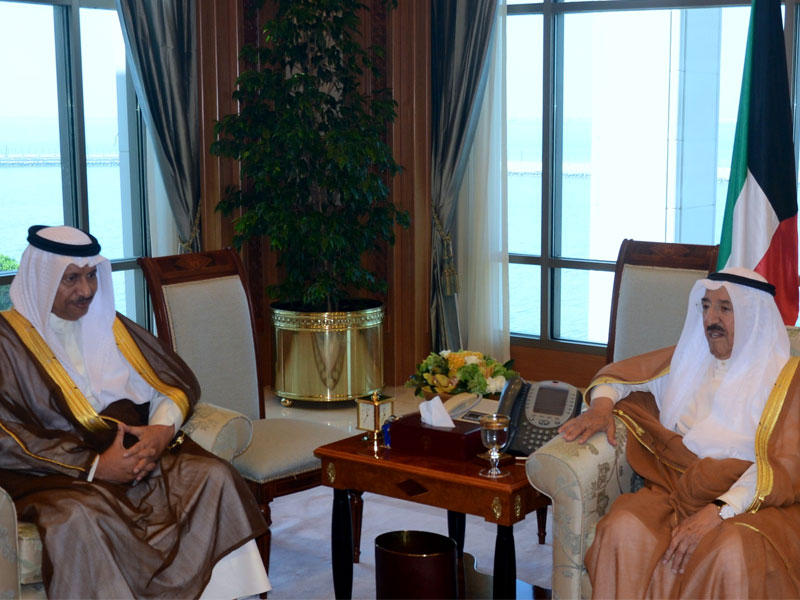 الأمير مستقبلا جابر المبارك