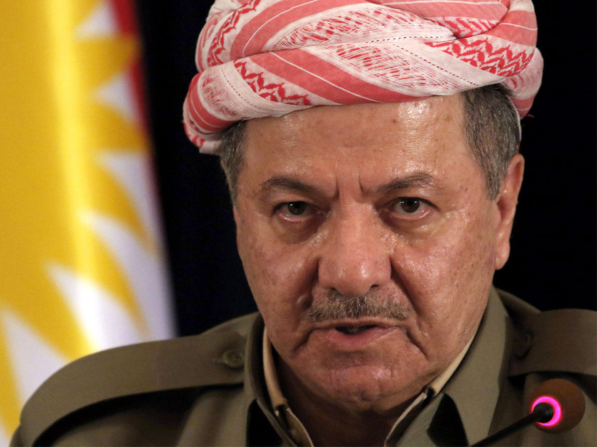 رئيس إقليم كردستان العراق مسعود البارزاني