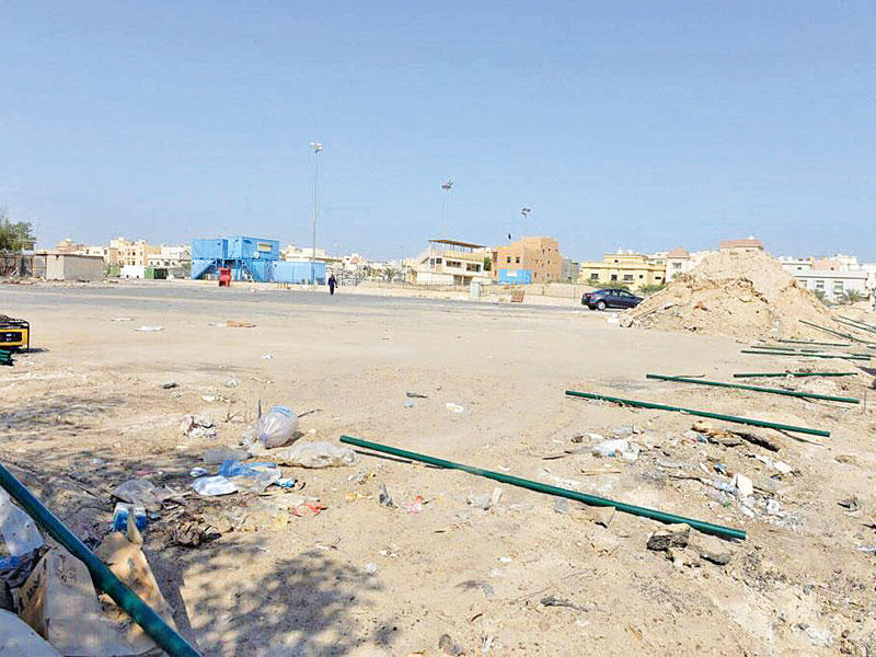 سور الكيربي في «النزهة» بعد إزالته