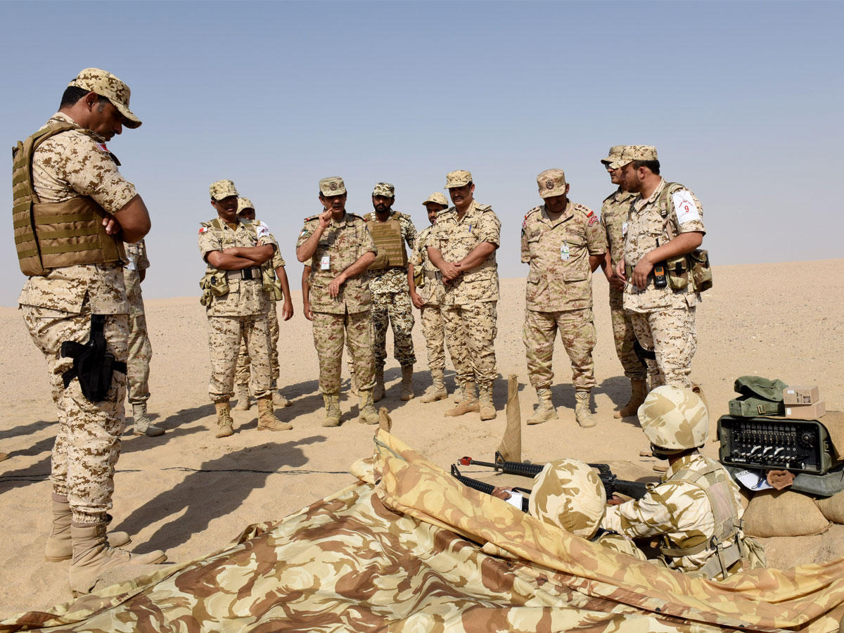 جانب من فعاليات المشروع النهائي للطلبة الضباط