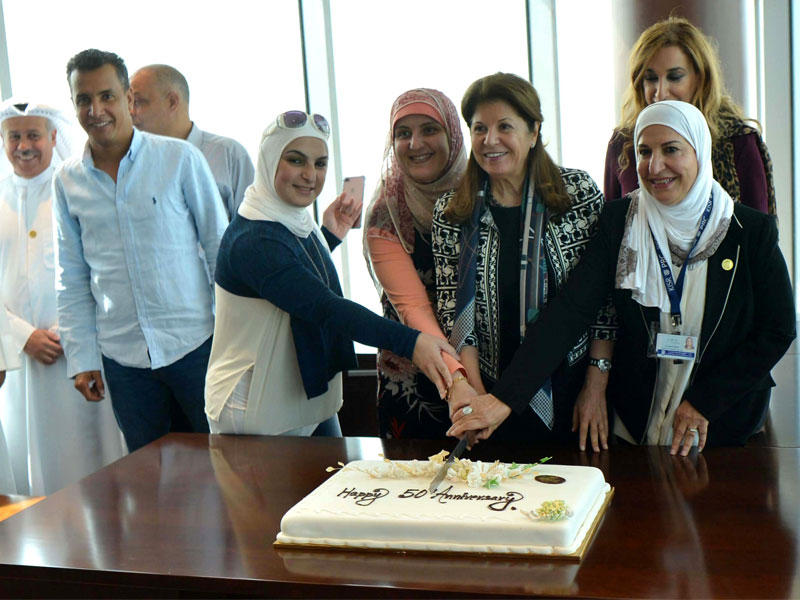 جانب من احتفال «الأبحاث» 