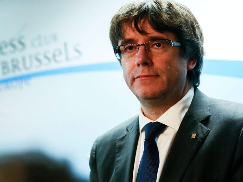 رئيس كتالونيا الانفصالي المقال كارليس بوتشيمون