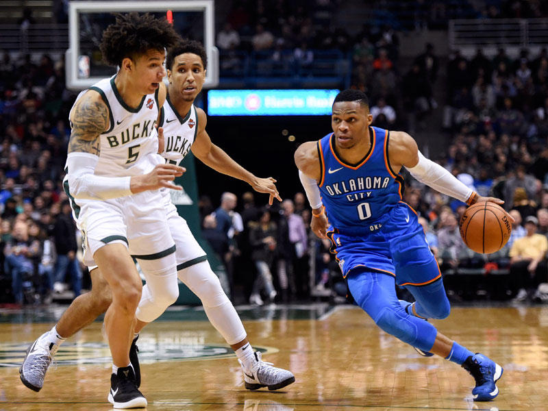 وستبروك نجم أوكلاهوما خلال مواجهة باكس