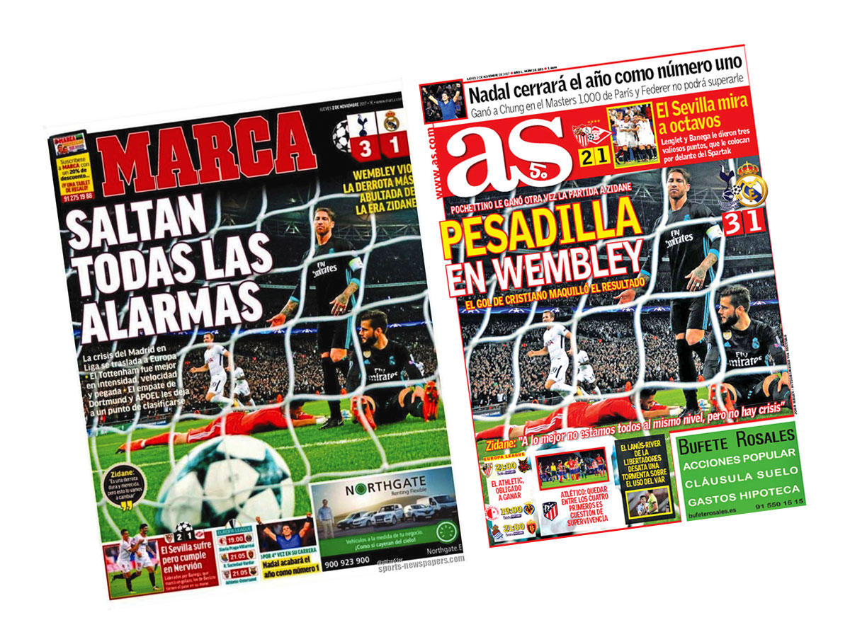 غلاف صحيفة ماركا - غلاف صحبفة «أس» الإسبانية