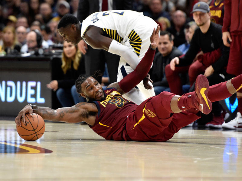 جانب من مباراة كليفلاند وإنديانا بيسرز