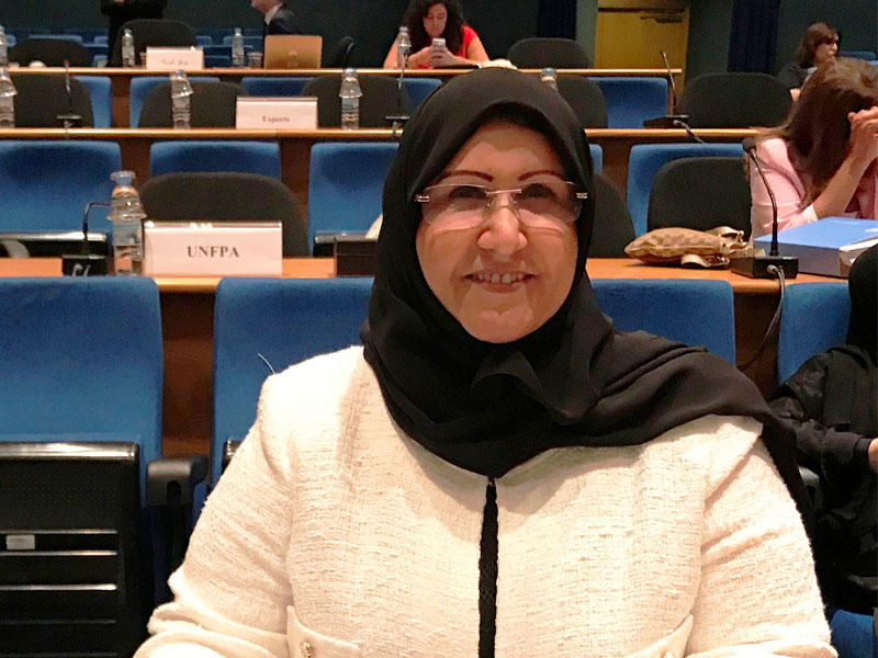 مستشارة لجنة شؤون المرأة التابعة لمجلس الوزراء بدرية الخالدي