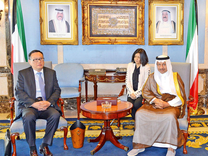 المبارك مستقبلاً المدير المنتدب لمجموعة البنك الدولي