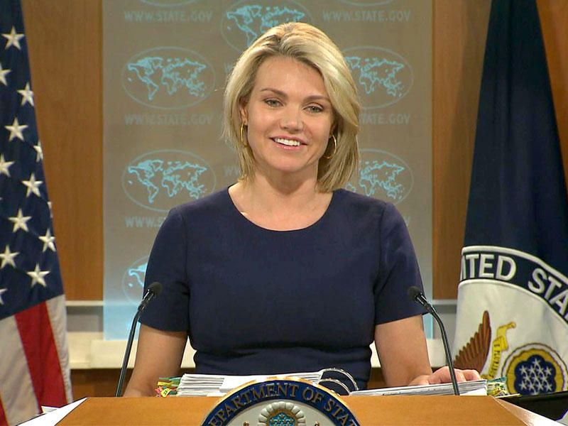 المتحدثة باسم الخارجية الأميركية هيثر ناورت